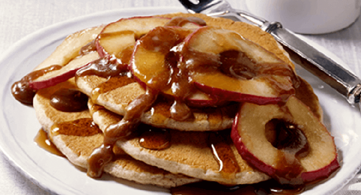 Caramel Apple Pancakes