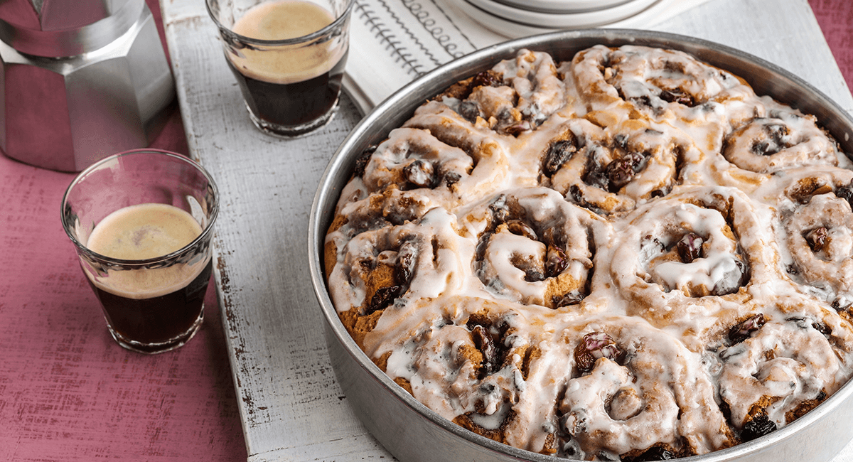 Cherry Almond Cinnamon Rolls