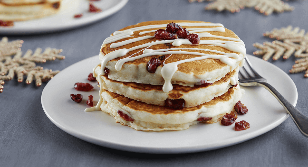 Holiday Cranberry Pancakes