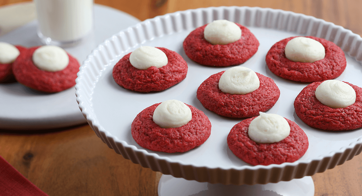 Red Velvet Thumbprints