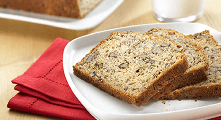 Whole Wheat Blend Banana Nut Bread