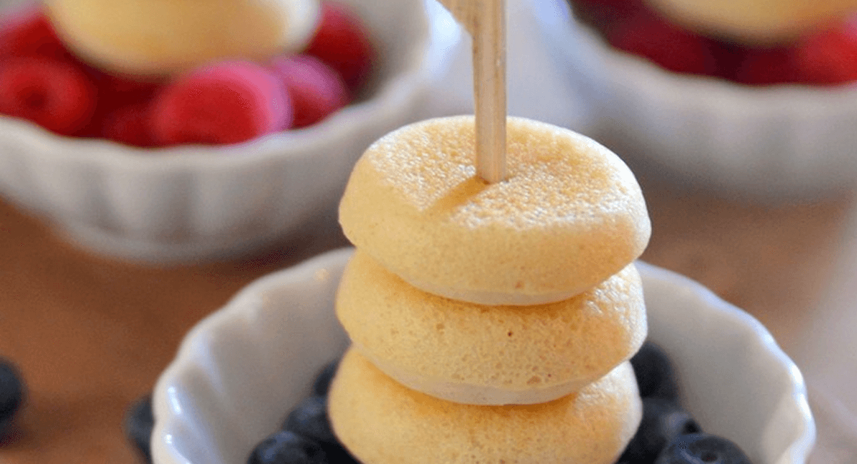Baked Mini Pancake Stacks