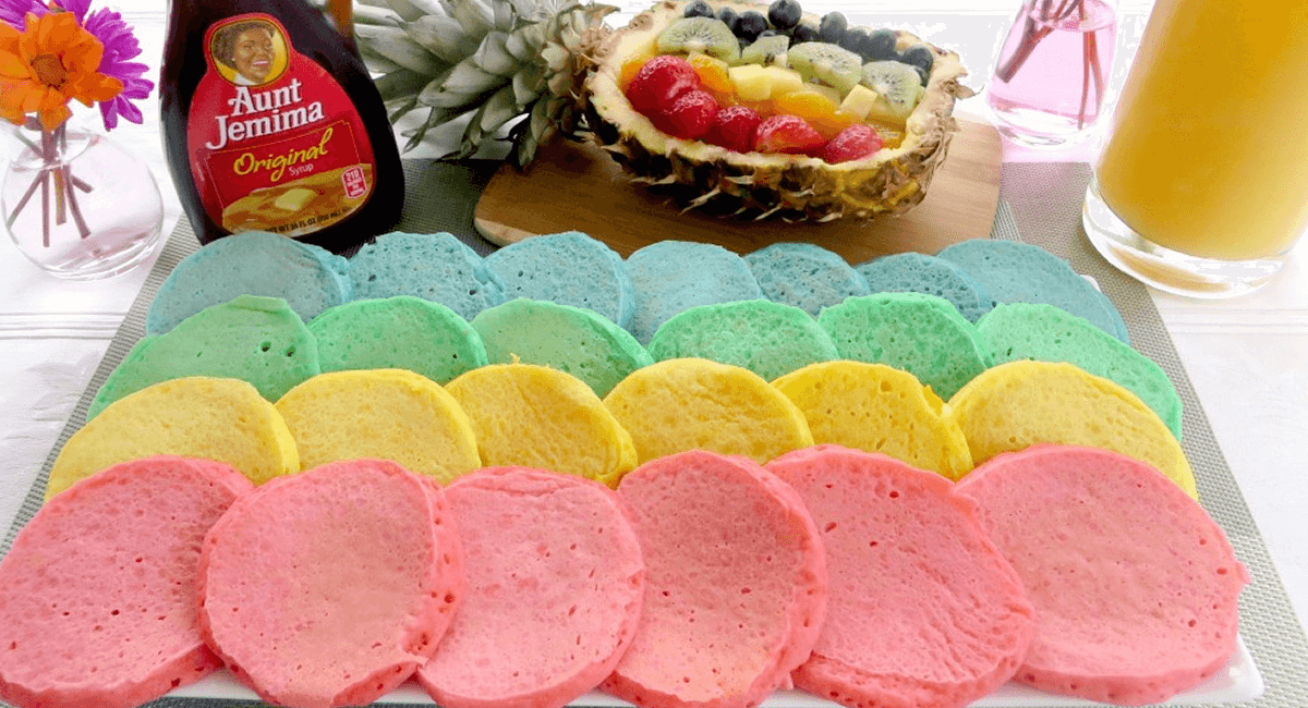 Fun & Easy Rainbow Pancakes